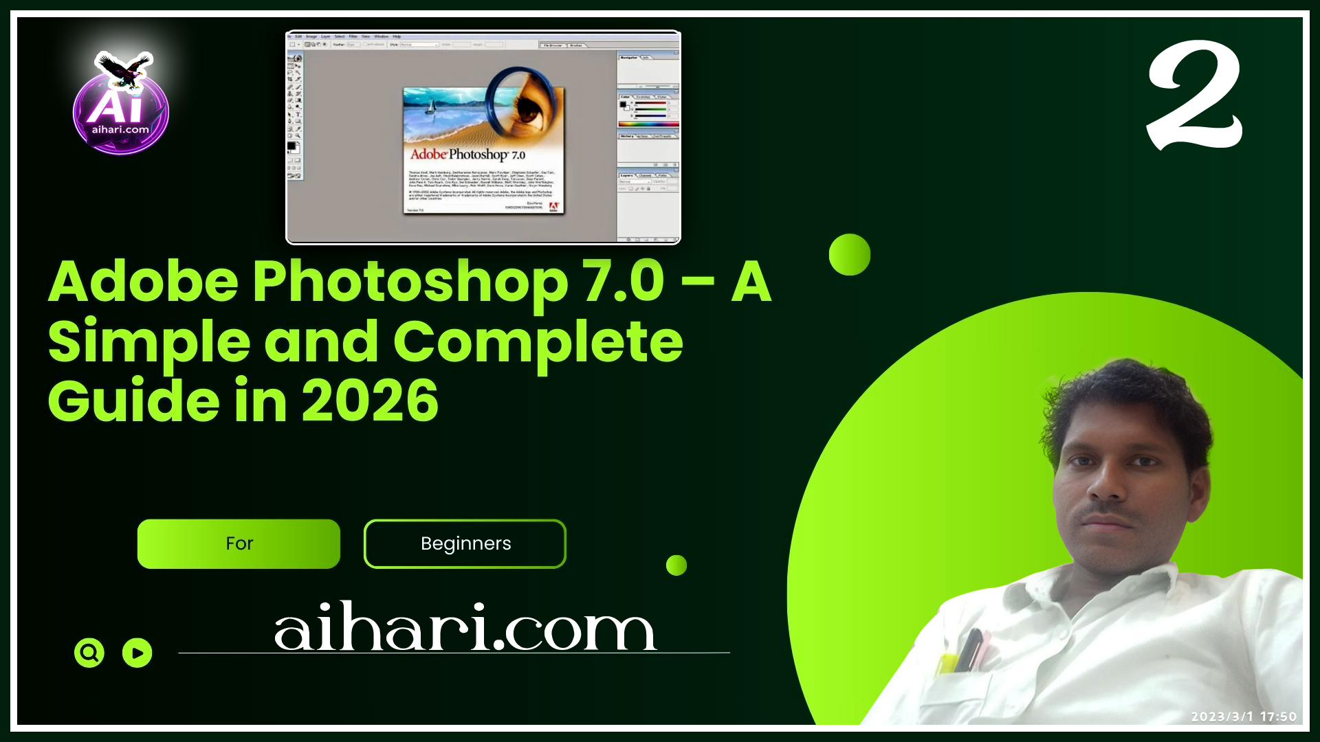 Adobe Photoshop 7.0 – A Simple and Complete Guide in 2026