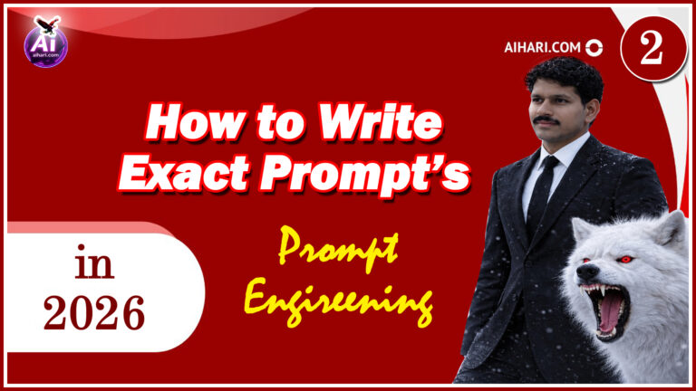 How to write exact prompts in 2026