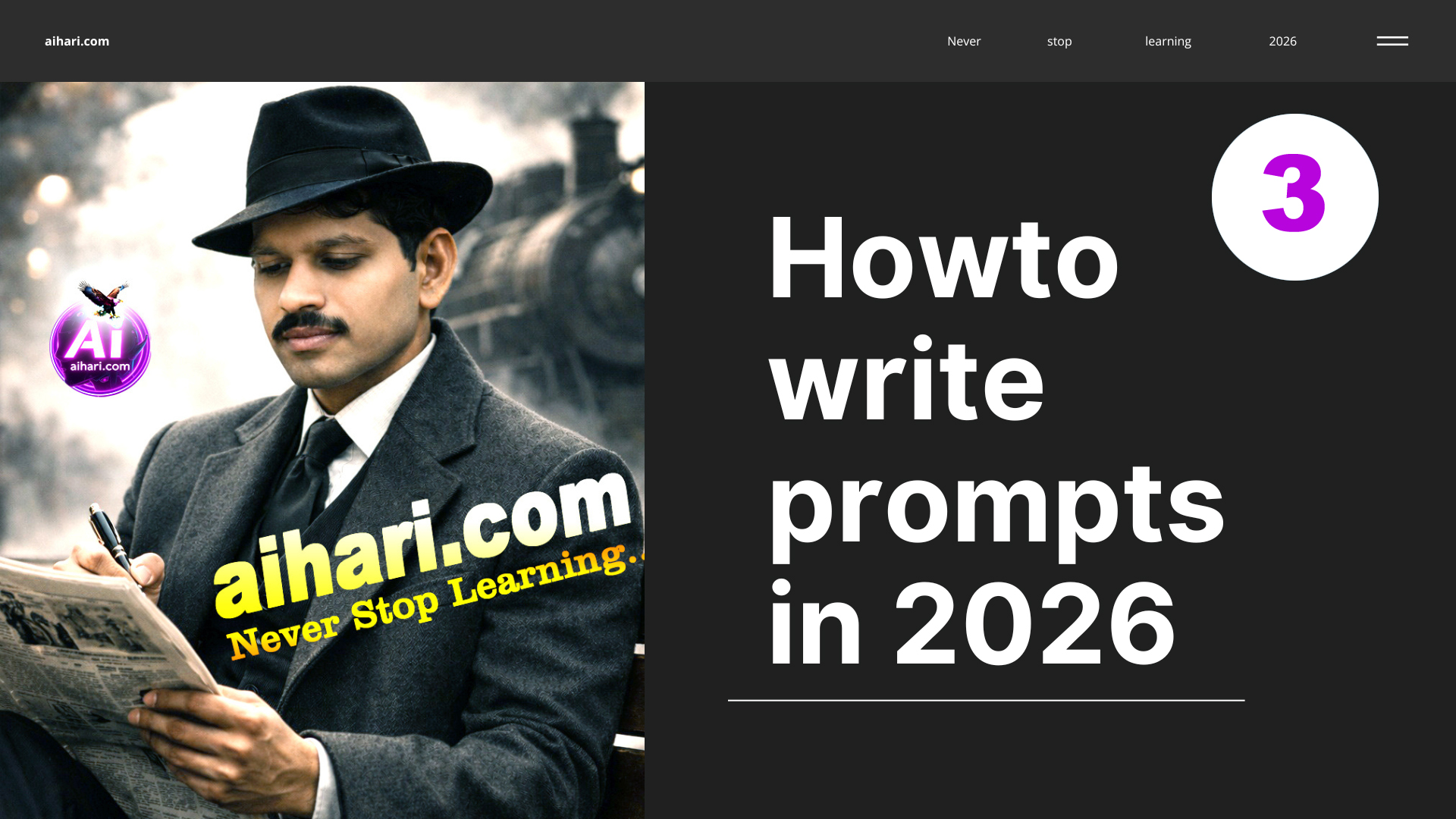 How to write prompts in 2026
